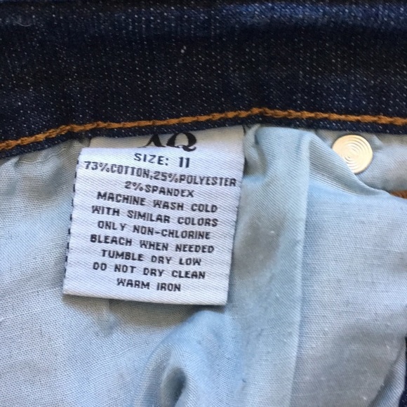 AQ Distressed Denim Skirt - Picture 4 of 7